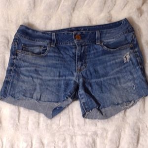 American Eagle Outfitters Jean Shorts Ram Hem -Size 8